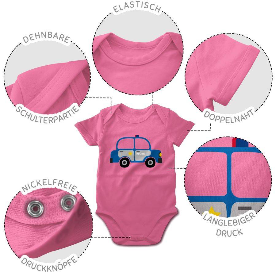 Shirtracer Polizei Auto: Tshirt Rucksack Shirtracer