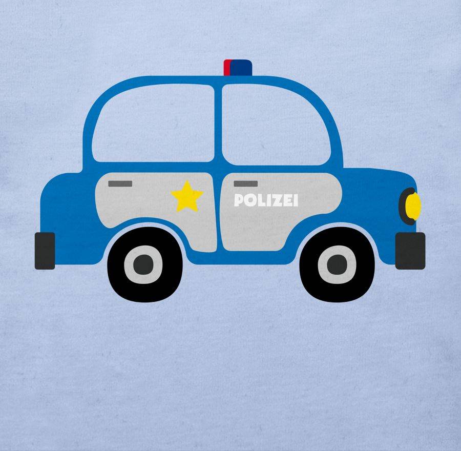 Shirtracer Polizei Auto: Tshirt Rucksack Shirtracer
