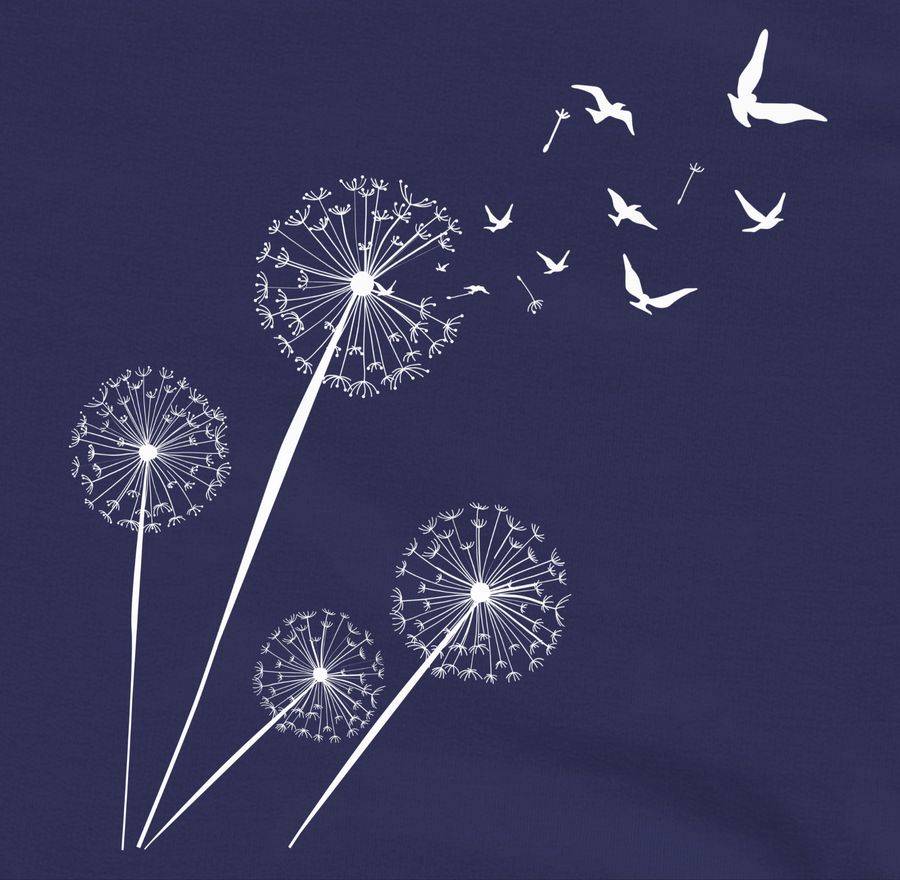 Shirtracer Pusteblume Vögel Shirts & Mehr Shirtracer