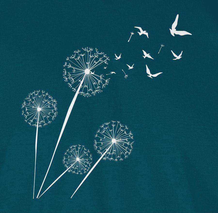 Shirtracer Pusteblume Vögel Shirts & Mehr Shirtracer