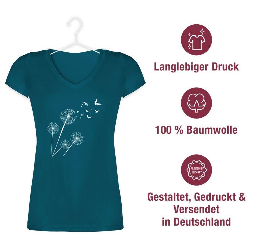 Shirtracer Pusteblume Vögel Shirts & Mehr Shirtracer