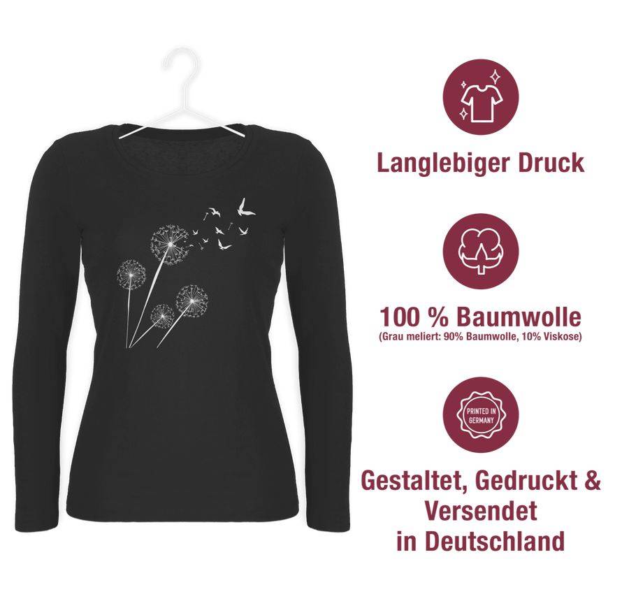 Shirtracer Pusteblume Vögel Shirts & Mehr Shirtracer