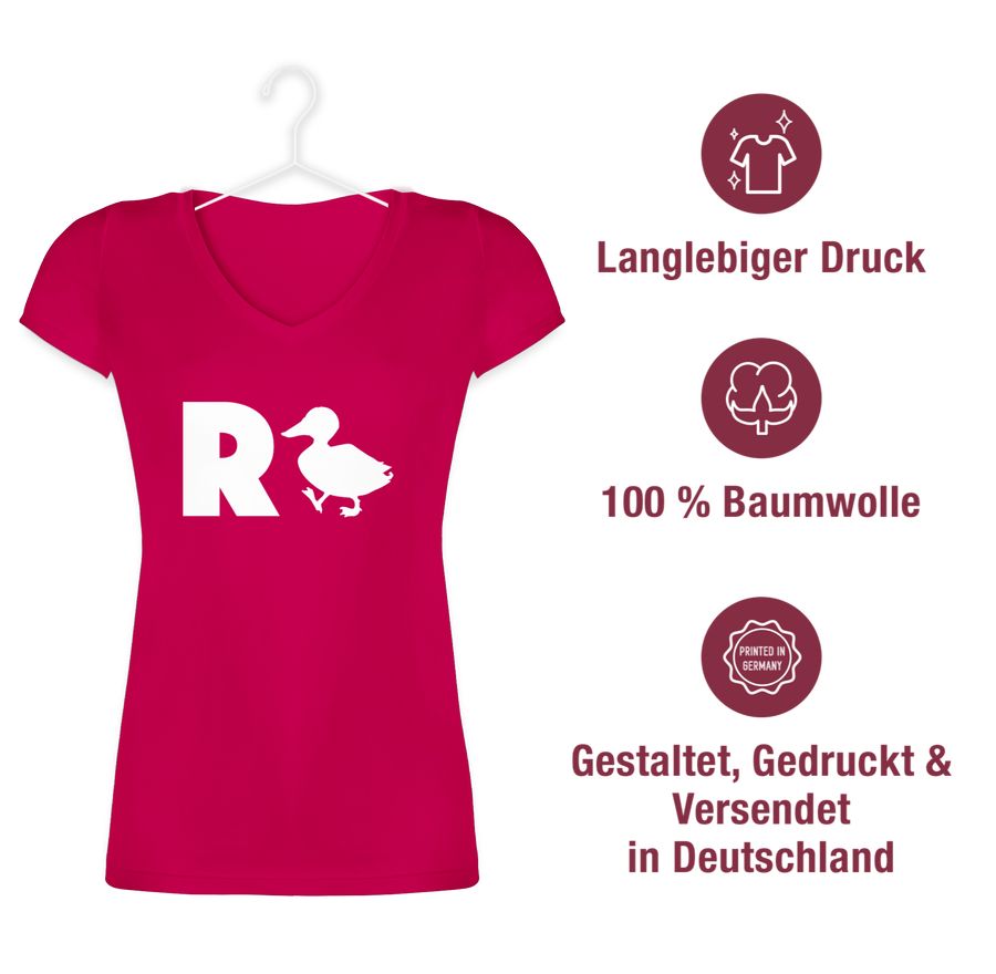 Shirtracer R Ente - Weiss Shirts & Mehr Shirtracer