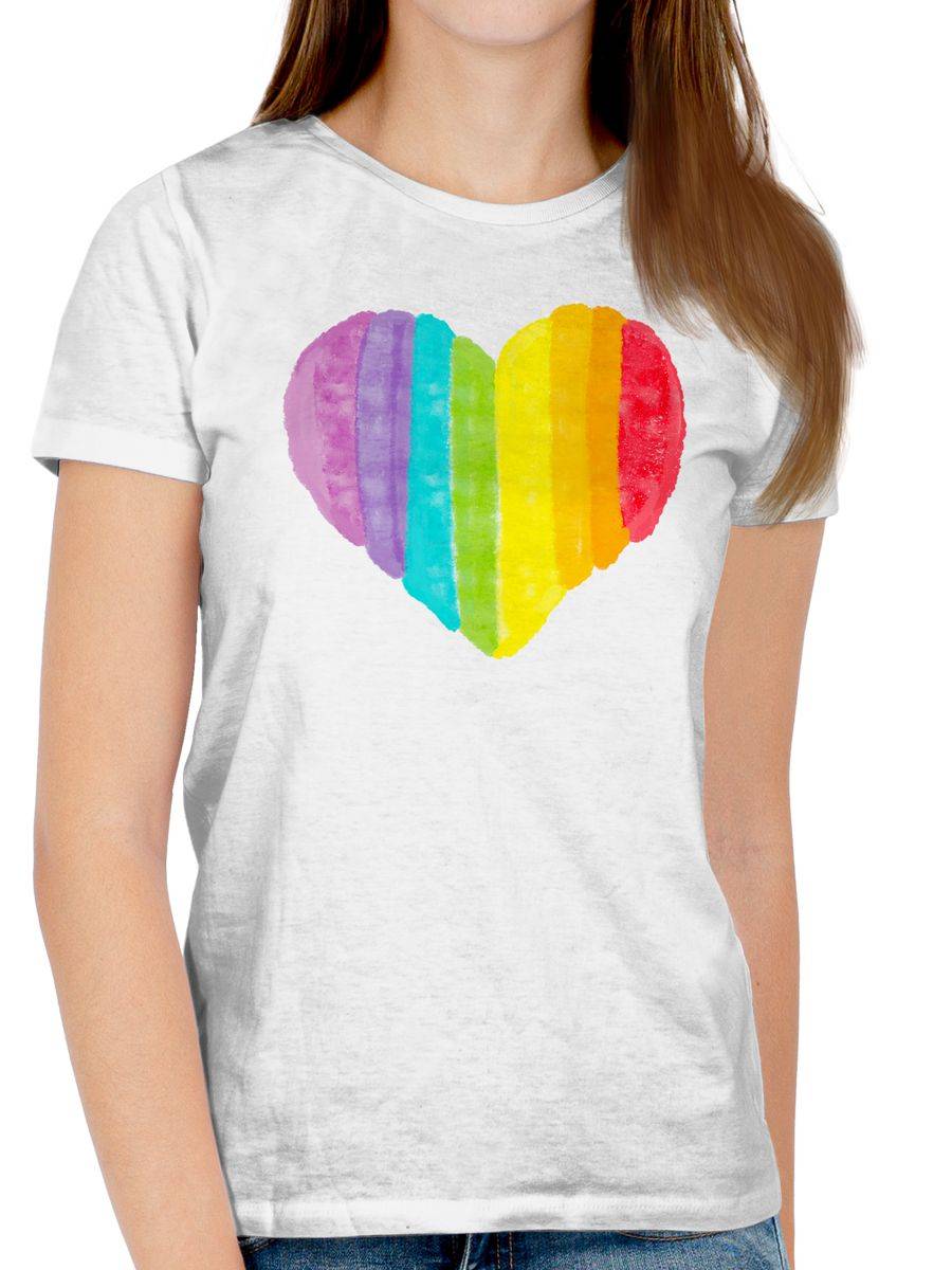 Shirtracer Regenbogen Herz Shirts & Mehr Shirtracer