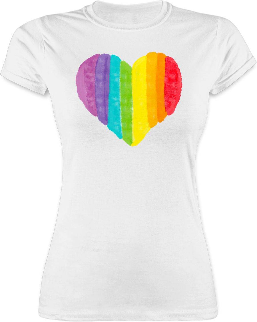 Shirtracer Regenbogen Herz Shirts & Mehr Shirtracer