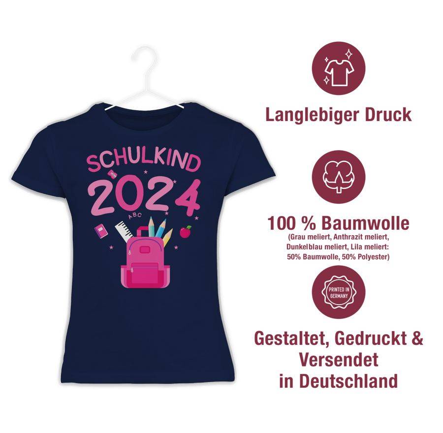 Shirtracer Schulkind 2024 Shirts & Mehr Shirtracer