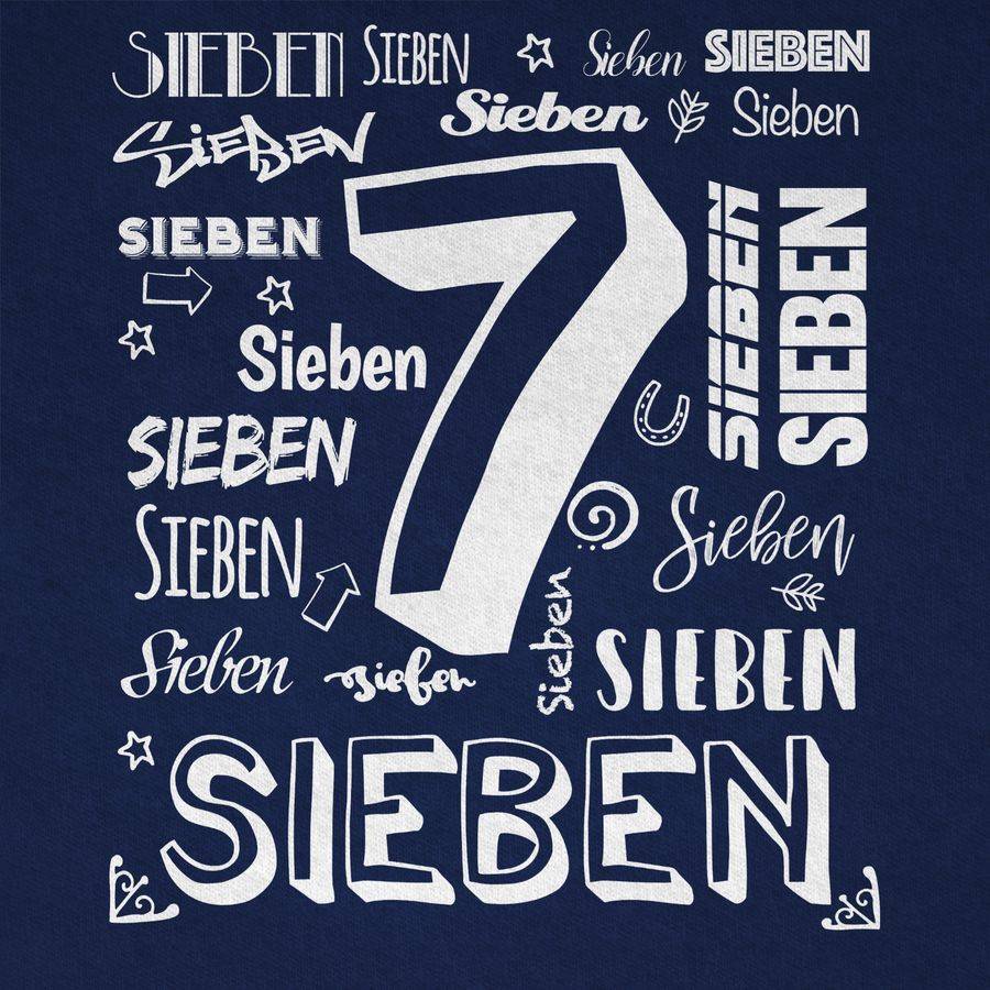 Shirtracer Siebter Zahlen Shirts & Mehr Shirtracer