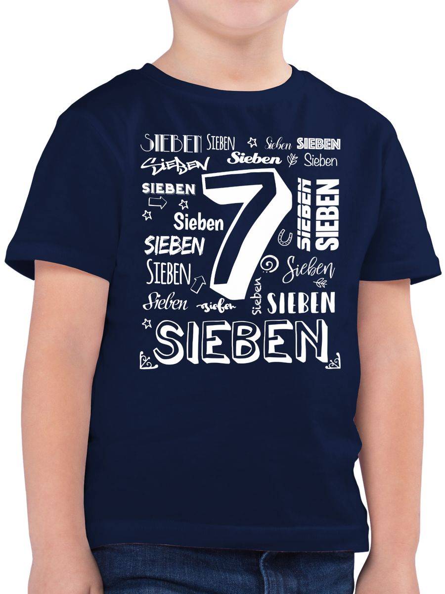 Shirtracer Siebter Zahlen Shirts & Mehr Shirtracer