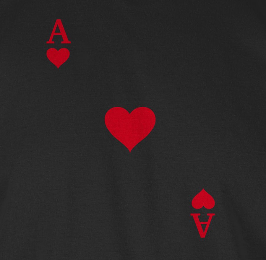 Shirtracer Spielkarte Herz Shirts & Mehr Shirtracer