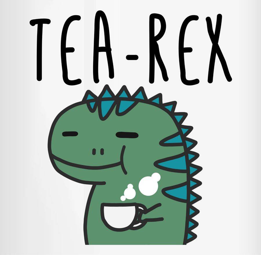 Shirtracer Tea-Rex: Tshirt Gym Bag Shirtracer