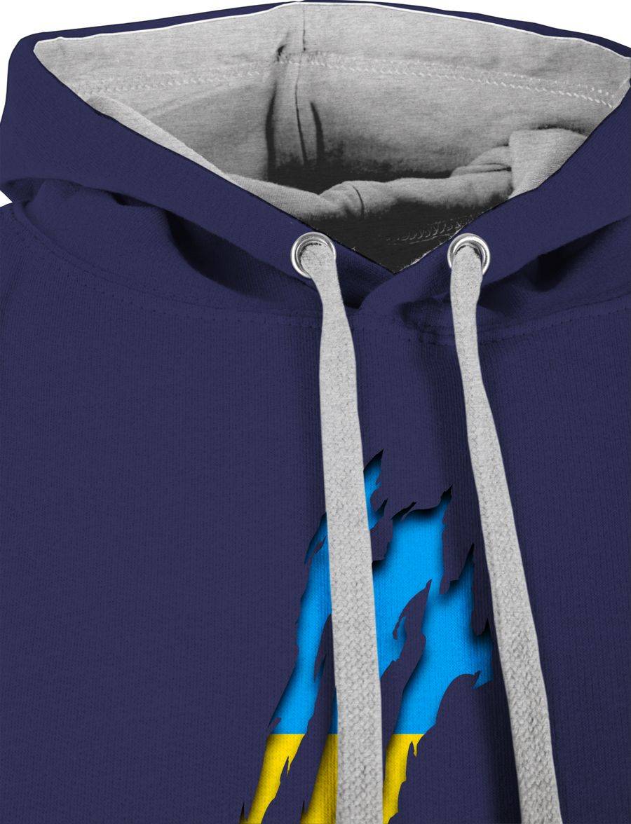 Shirtracer Ukraine Krallenspuren Shirtracer