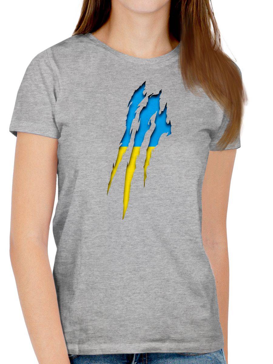 Shirtracer Ukraine Krallenspuren Shirtracer