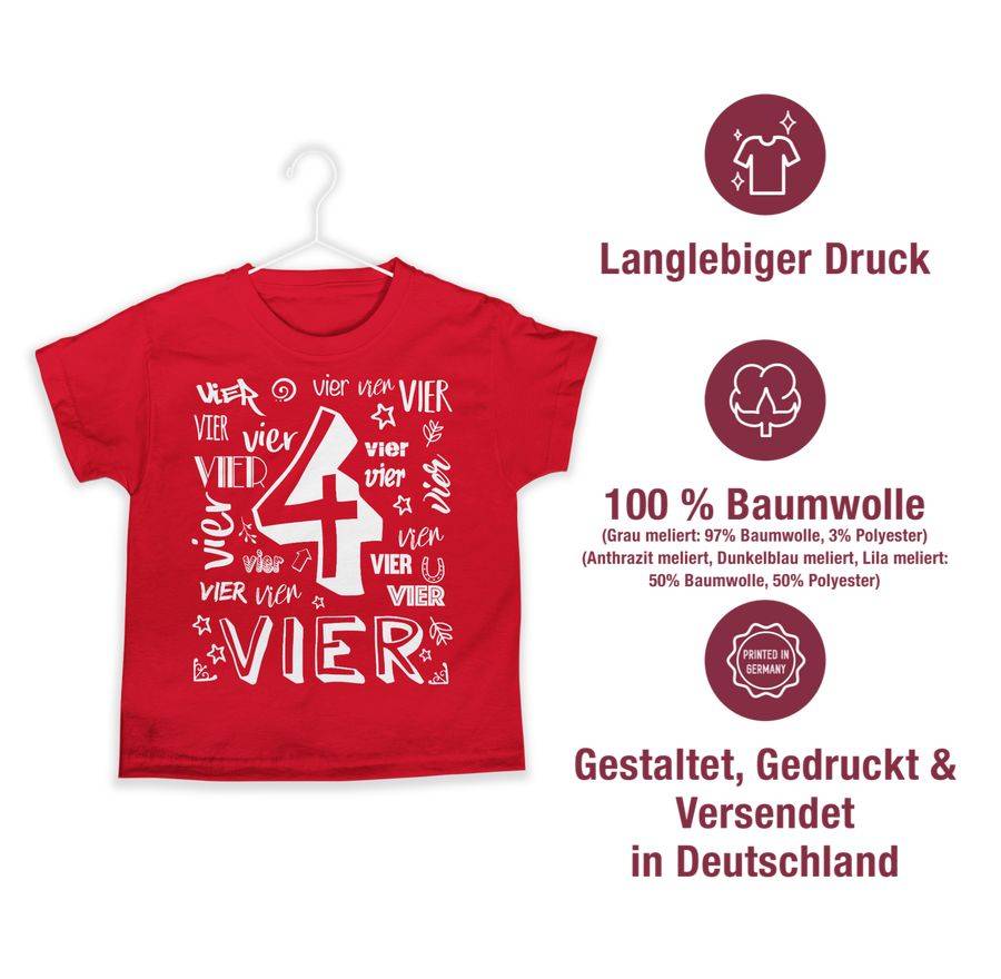 Shirtracer Vierter Zahlen Shirts & Mehr Shirtracer