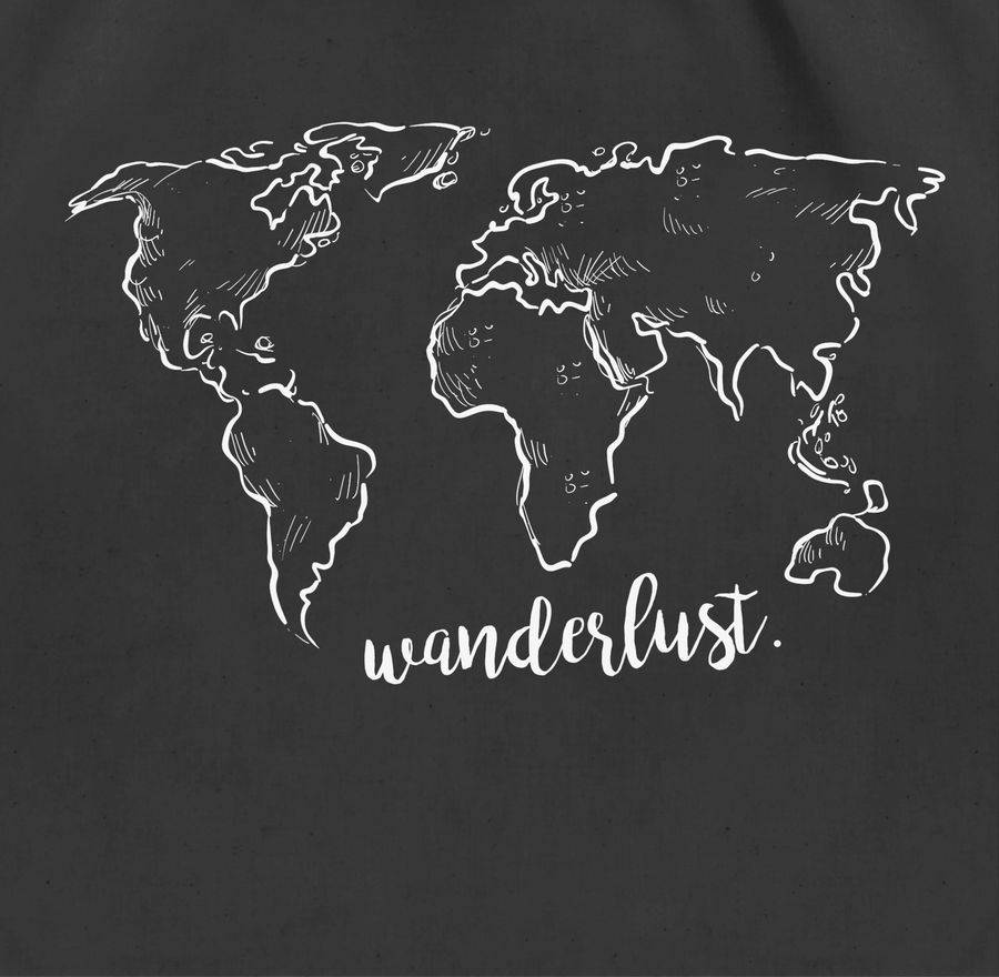 Shirtracer Wanderlust: Tshirt Gym Bag Shirtracer