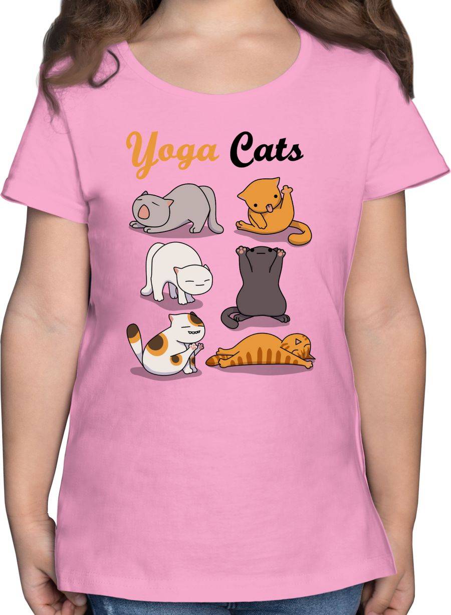 Shirtracer Yoga Cats: T-Shirt Rucksack Shirtracer