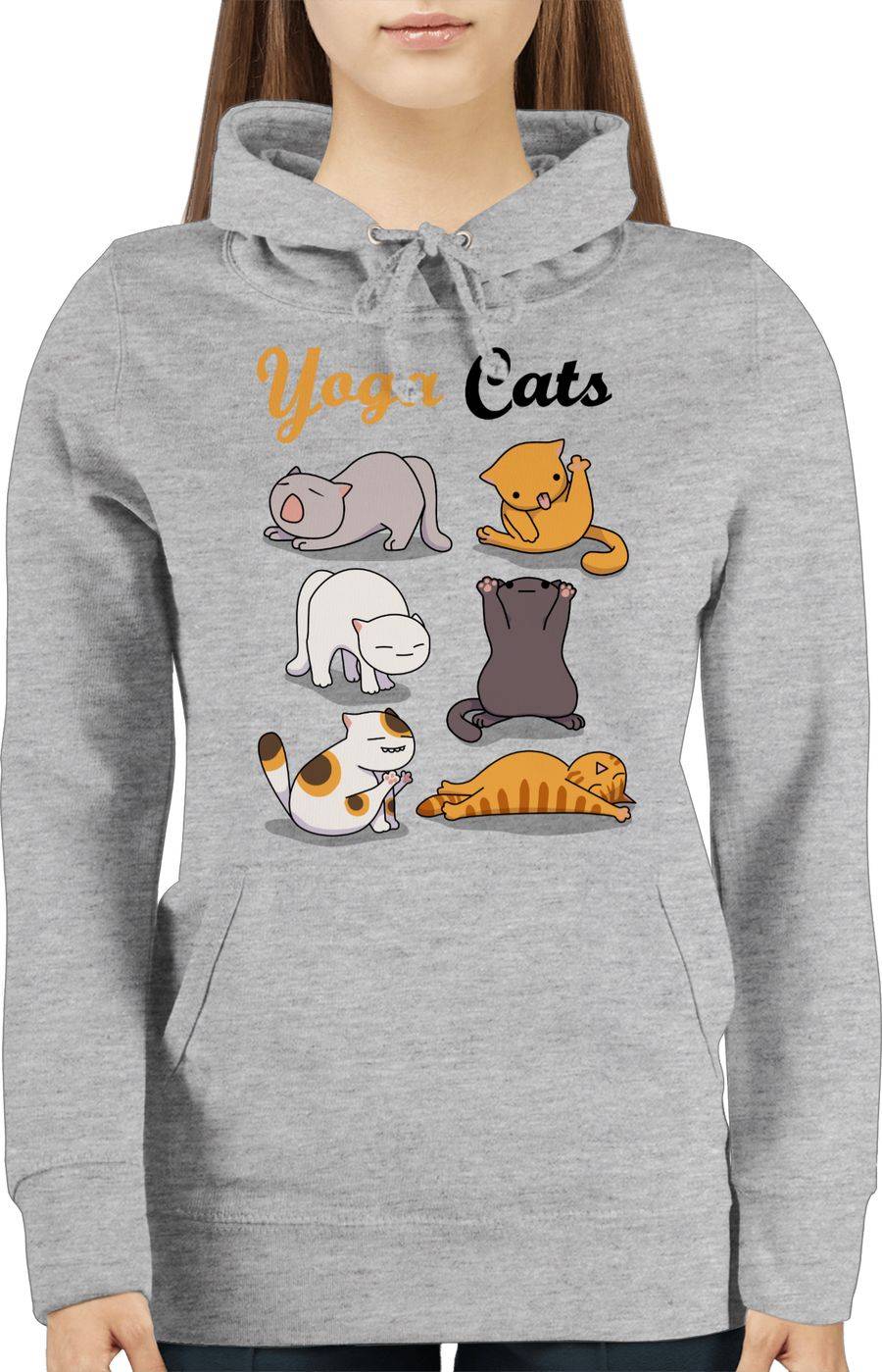 Shirtracer Yoga Cats: T-Shirt Rucksack Shirtracer