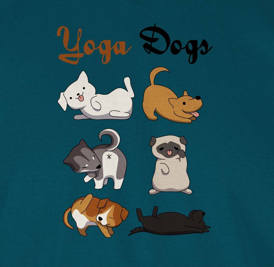 Shirtracer Yoga Dogs Shirts & Mehr Shirtracer