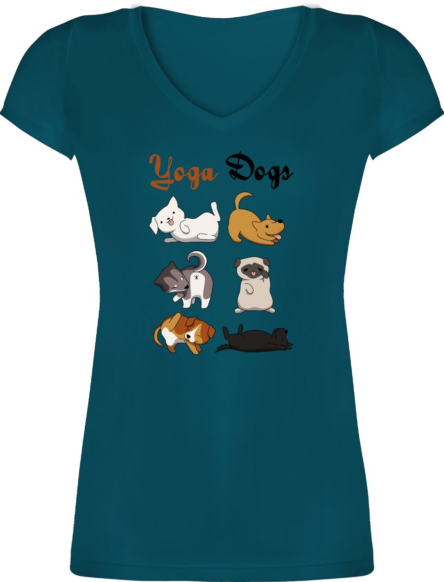 Shirtracer Yoga Dogs Shirts & Mehr Shirtracer