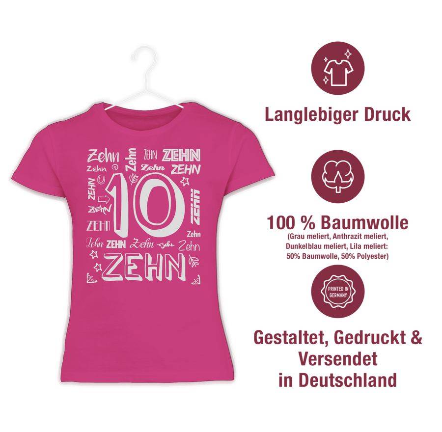 Shirtracer Zehnter Zahlen Shirts & Mehr Shirtracer
