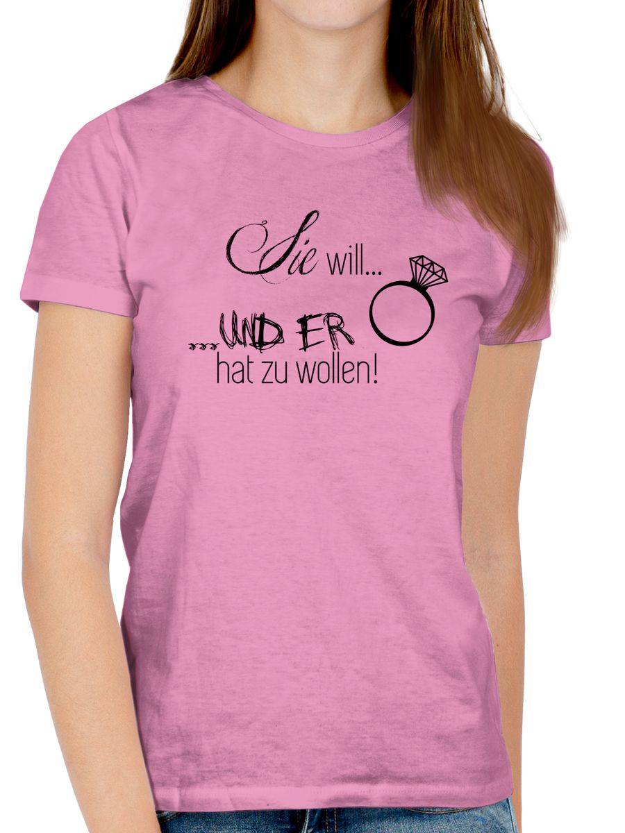 Shirtracer Sie Will Und Er Hat Zu Wollen: Tshirt Gym Bag Shirtracer