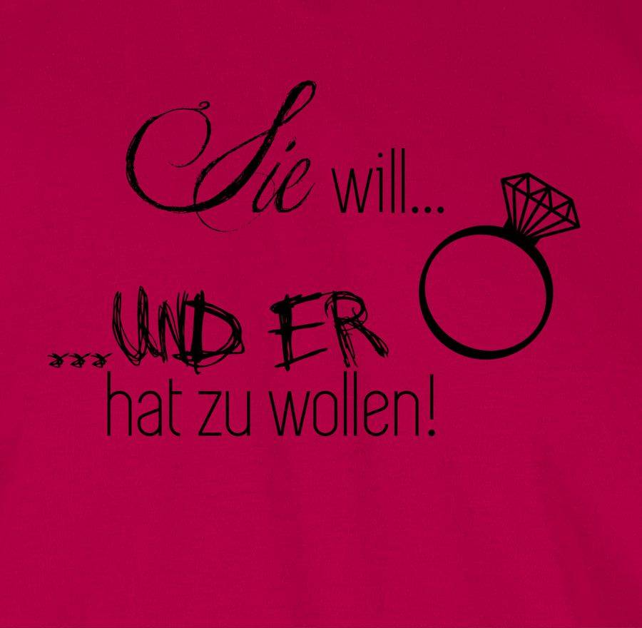 Shirtracer Sie Will Und Er Hat Zu Wollen: Tshirt Gym Bag Shirtracer