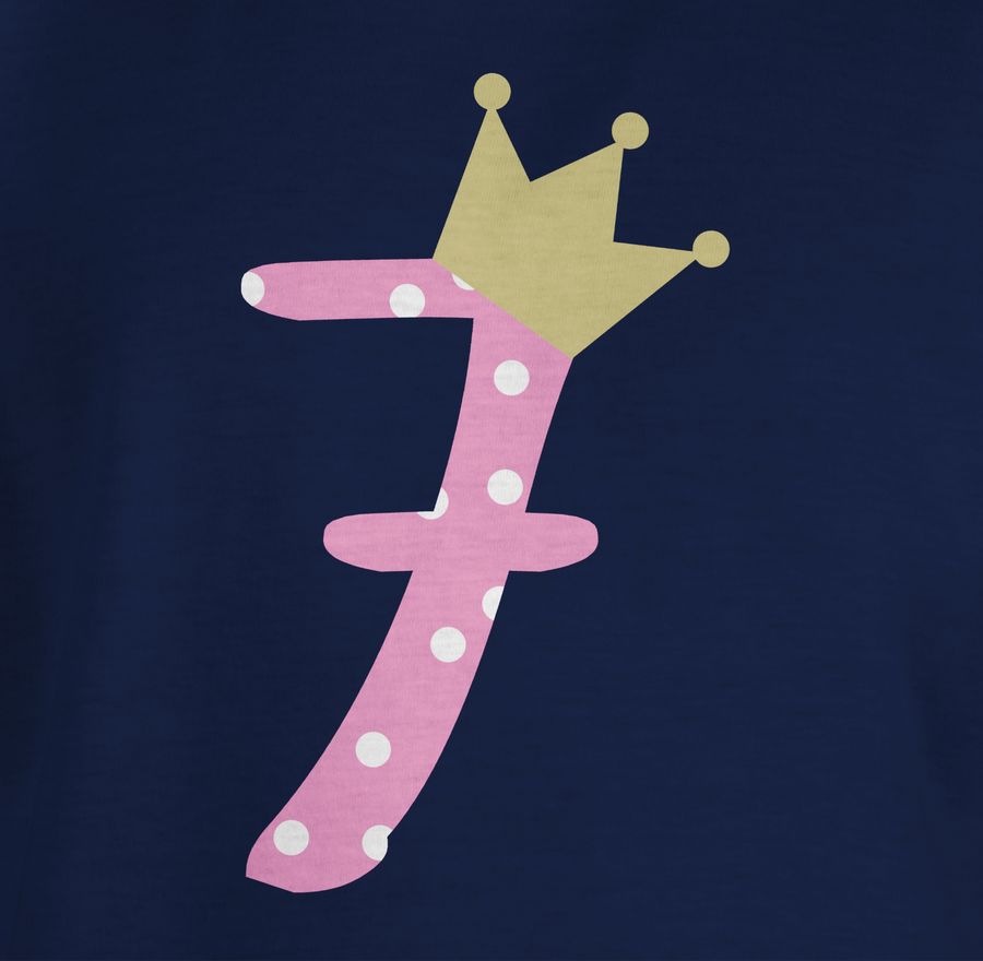 Shirtracer Sieben Krone Mädchen Siebter Shirts & Mehr Shirtracer