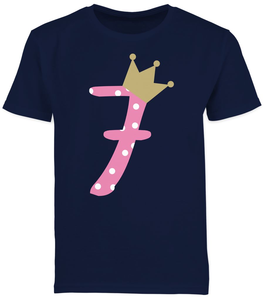 Shirtracer Sieben Krone Mädchen Siebter Shirts & Mehr Shirtracer