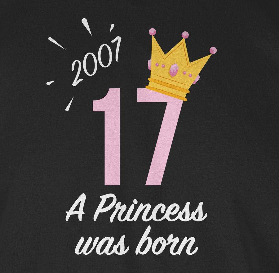 Shirtracer Siebzehnter Mädchen Princess 2007: T-Shirt Turnbeutel Shirtracer