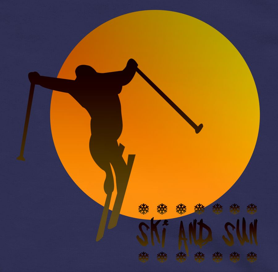 Shirtracer Ski And Sun - Skifahrer Shirts & Mehr Shirtracer