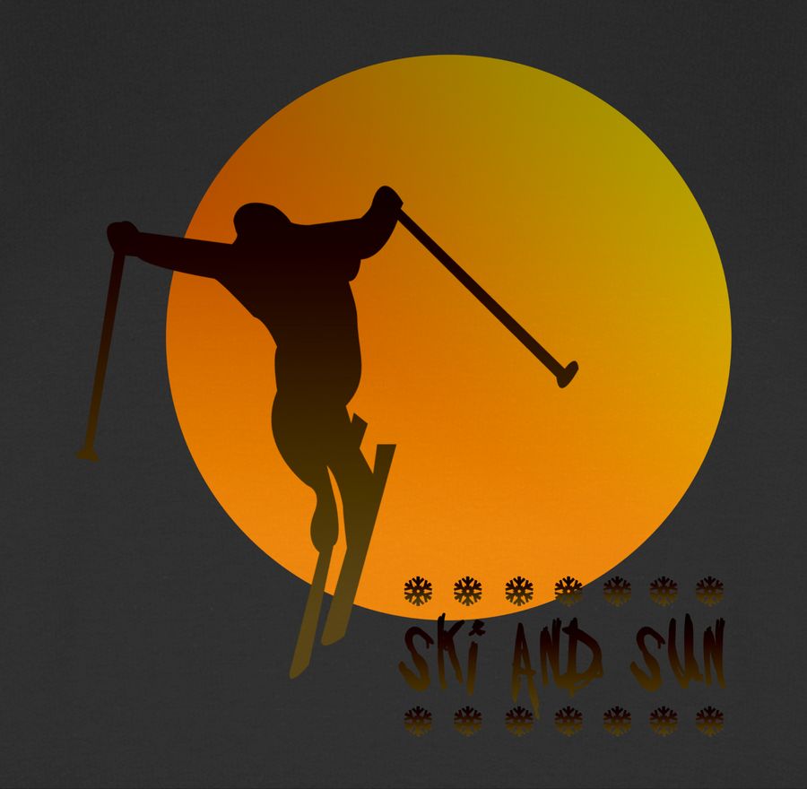 Shirtracer Ski And Sun - Skifahrer Shirts & Mehr Shirtracer
