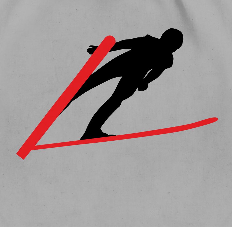 Shirtracer Skispringer Skispringen: T-Shirt Rucksack Shirtracer
