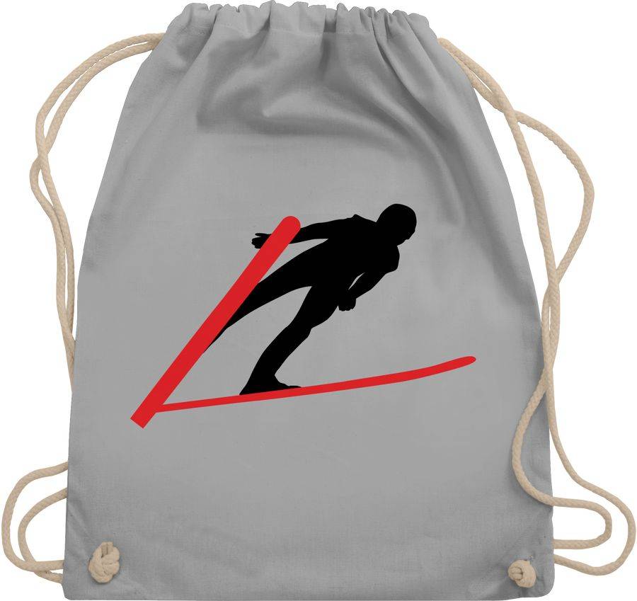 Shirtracer Skispringer Skispringen: T-Shirt Rucksack Shirtracer