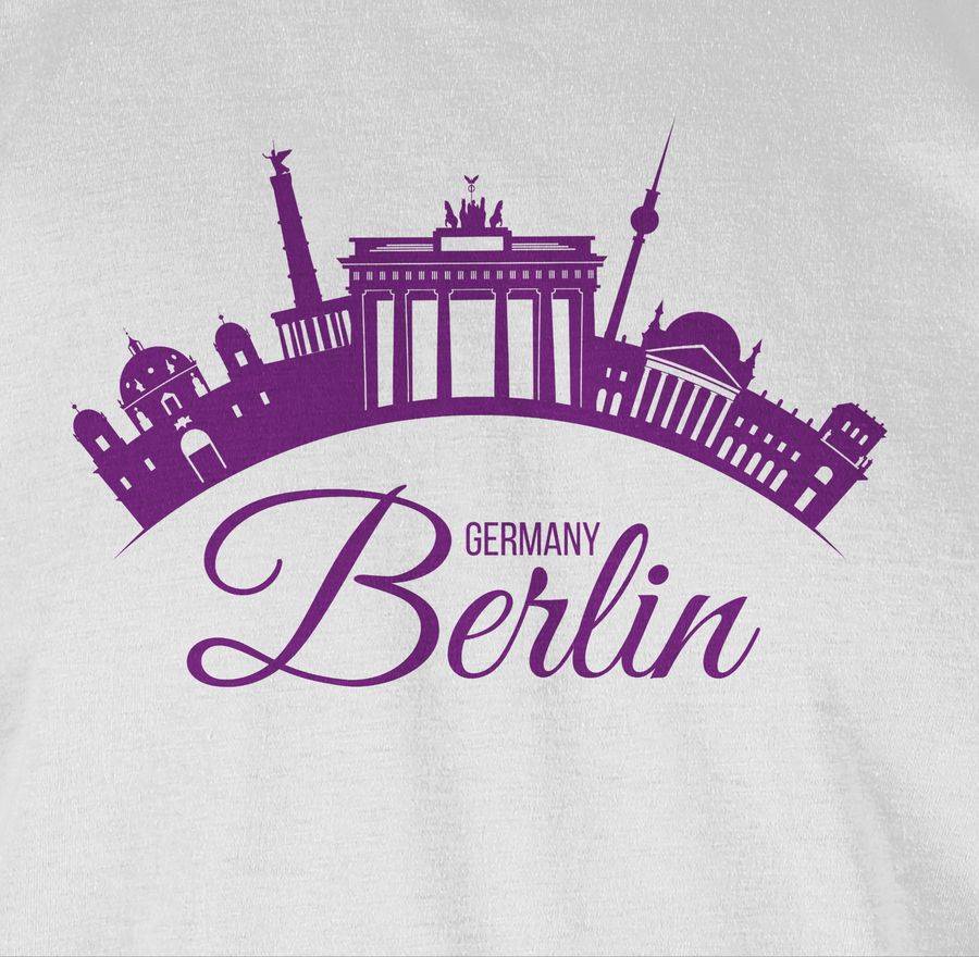 Shirtracer Skyline Berlin Deutschland Germany Shirts & Mehr Shirtracer