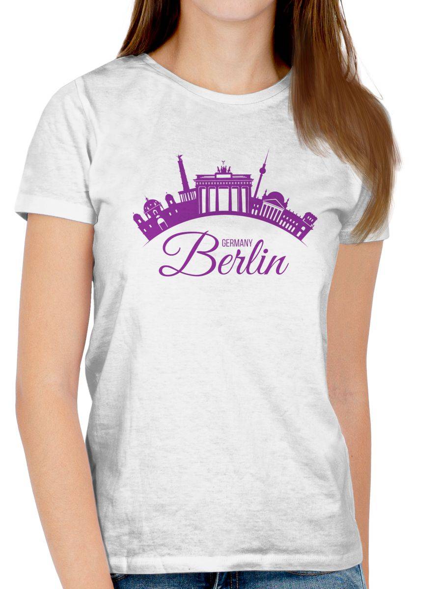 Shirtracer Skyline Berlin Deutschland Germany Shirts & Mehr Shirtracer