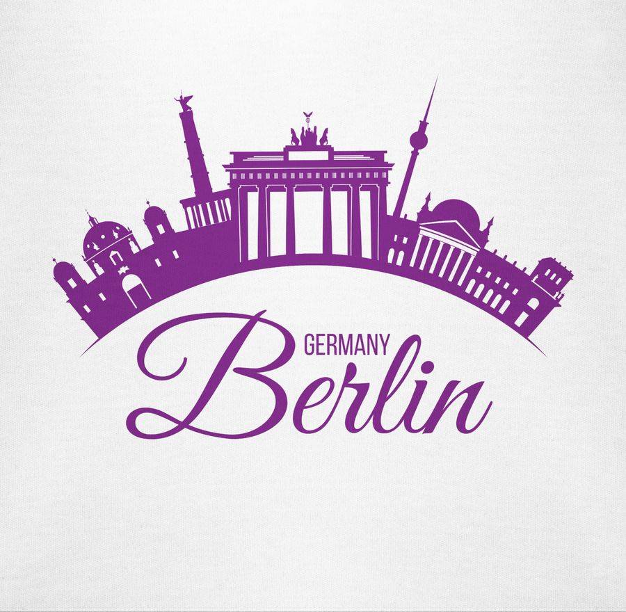Shirtracer Skyline Berlin Deutschland Germany Shirts & Mehr Shirtracer