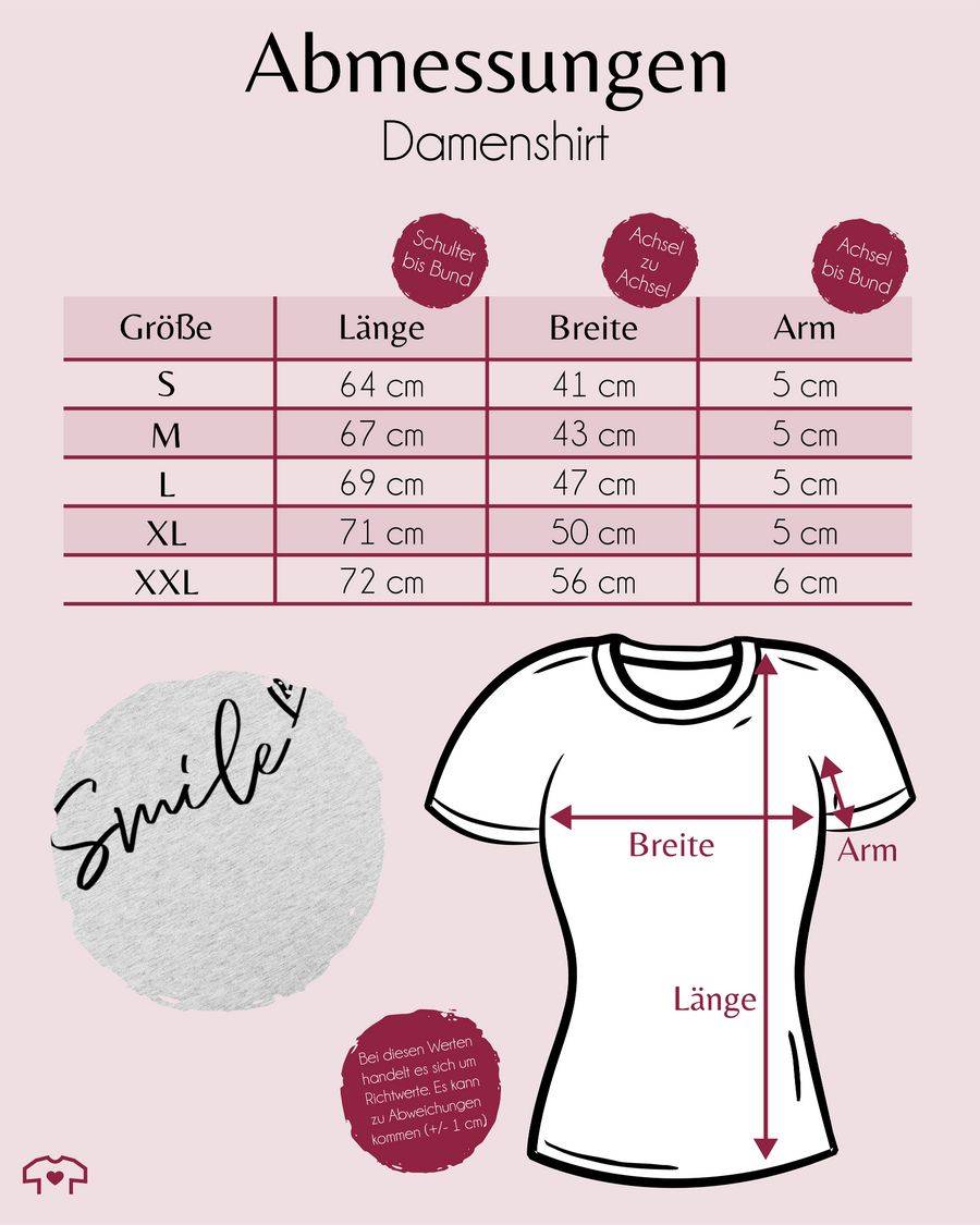 Shirtracer Smile - Schriftzug: Tshirt Turnbeutel Shirtracer