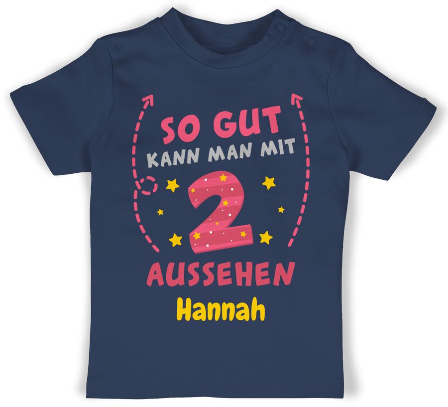 Shirtracer So gut kann man mit 2 aussehen - bunt wie gemalt: Tshirt Turnbeutel Shirtracer
