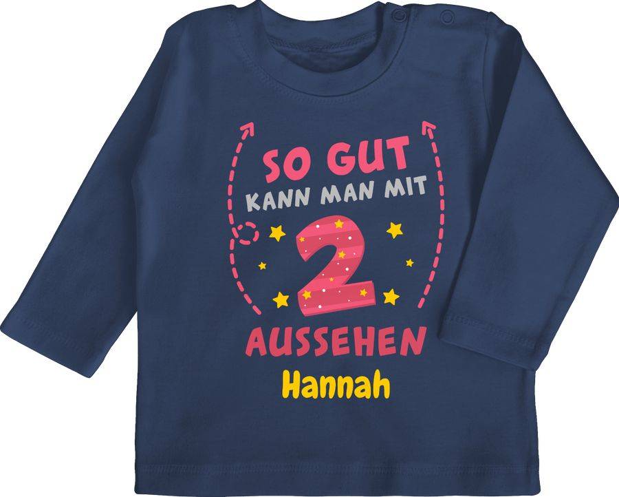 Shirtracer So gut kann man mit 2 aussehen - bunt wie gemalt: Tshirt Turnbeutel Shirtracer