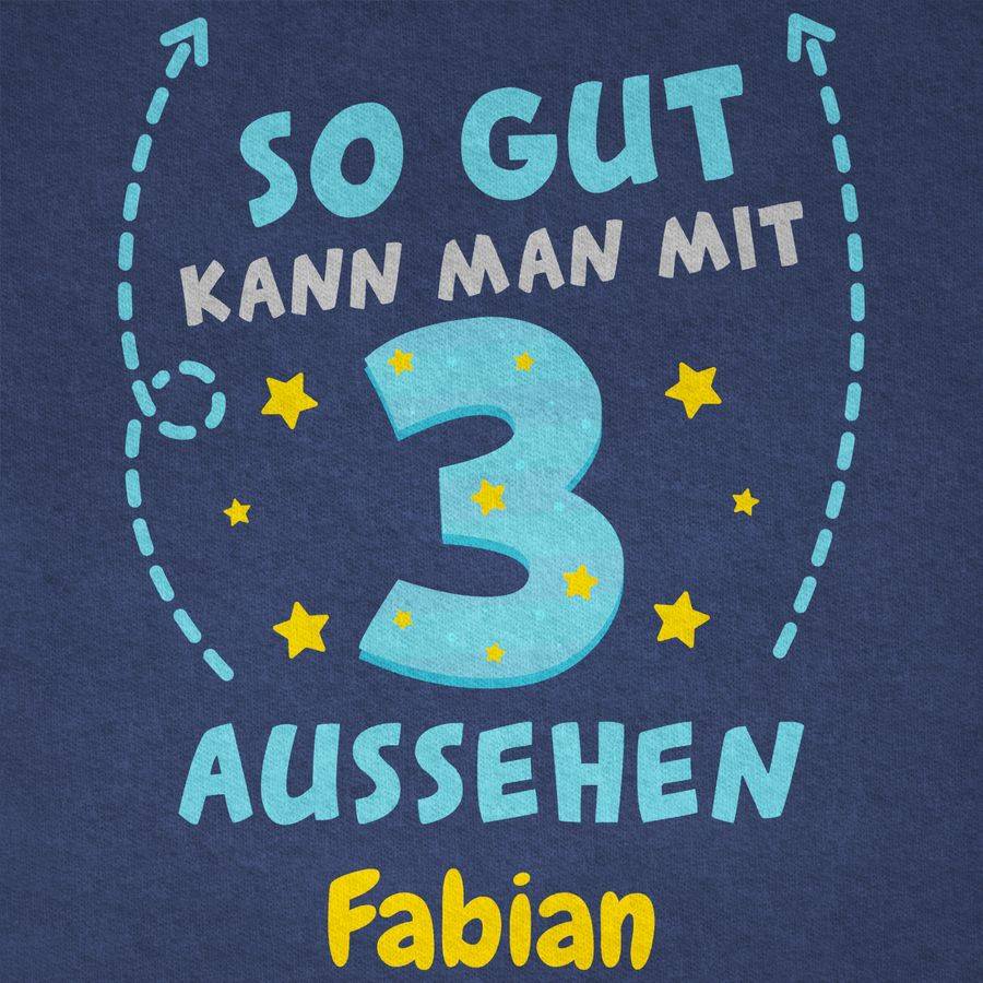 Shirtracer So Gut Kann Man Mit 3 Aussehen - Bunt Wie Gemalt Shirts & Mehr Shirtracer