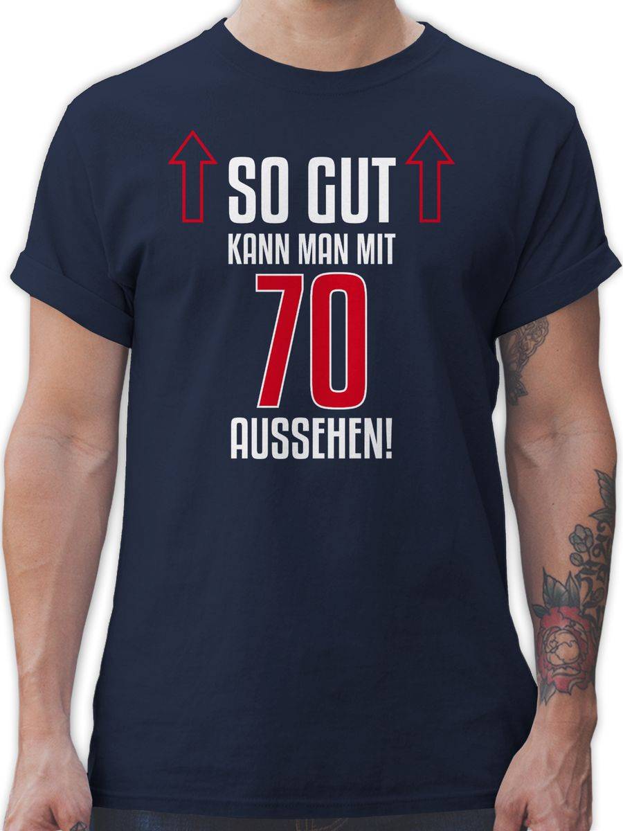 Shirtracer So gut kann man mit siebzig aussehen: Tshirt Gym Bag Shirtracer