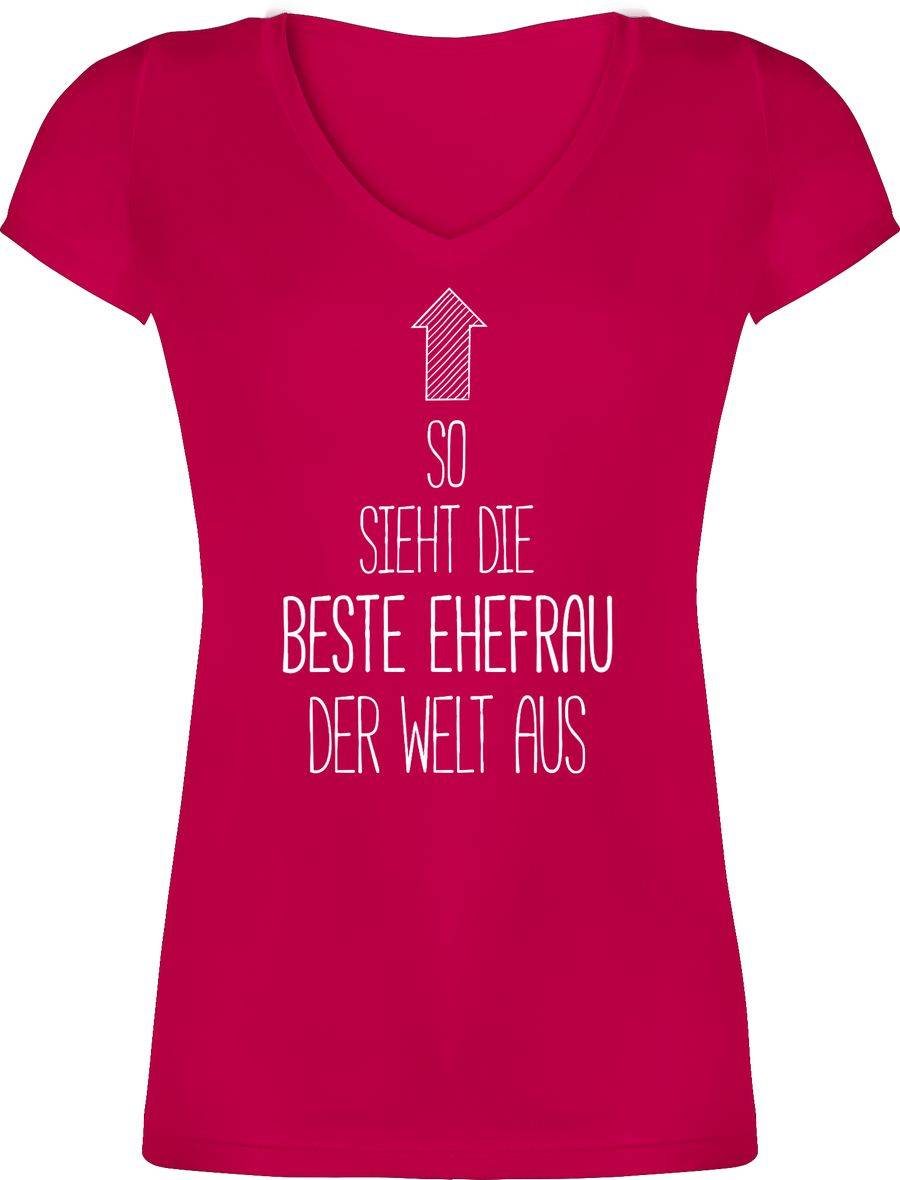 Shirtracer So sieht die beste Ehefrau der Welt aus: Tshirt Rucksack Shirtracer