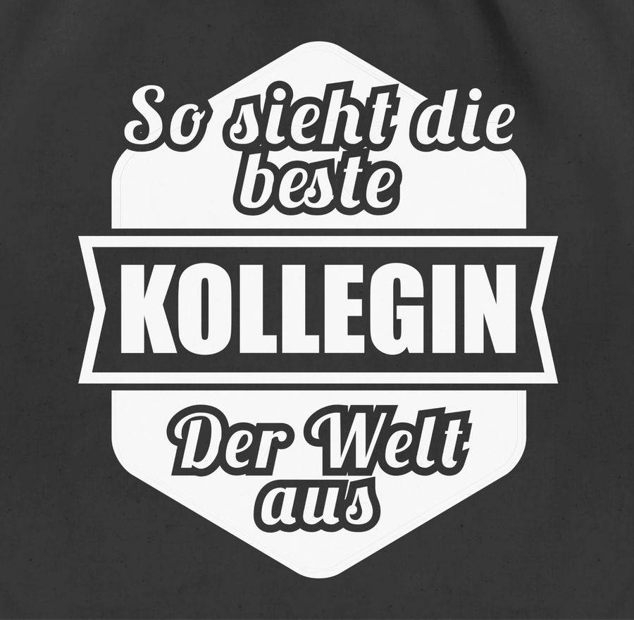 Shirtracer So Sieht Die Beste Kollegin Der Welt Aus: Tshirt Gym Bag Shirtracer