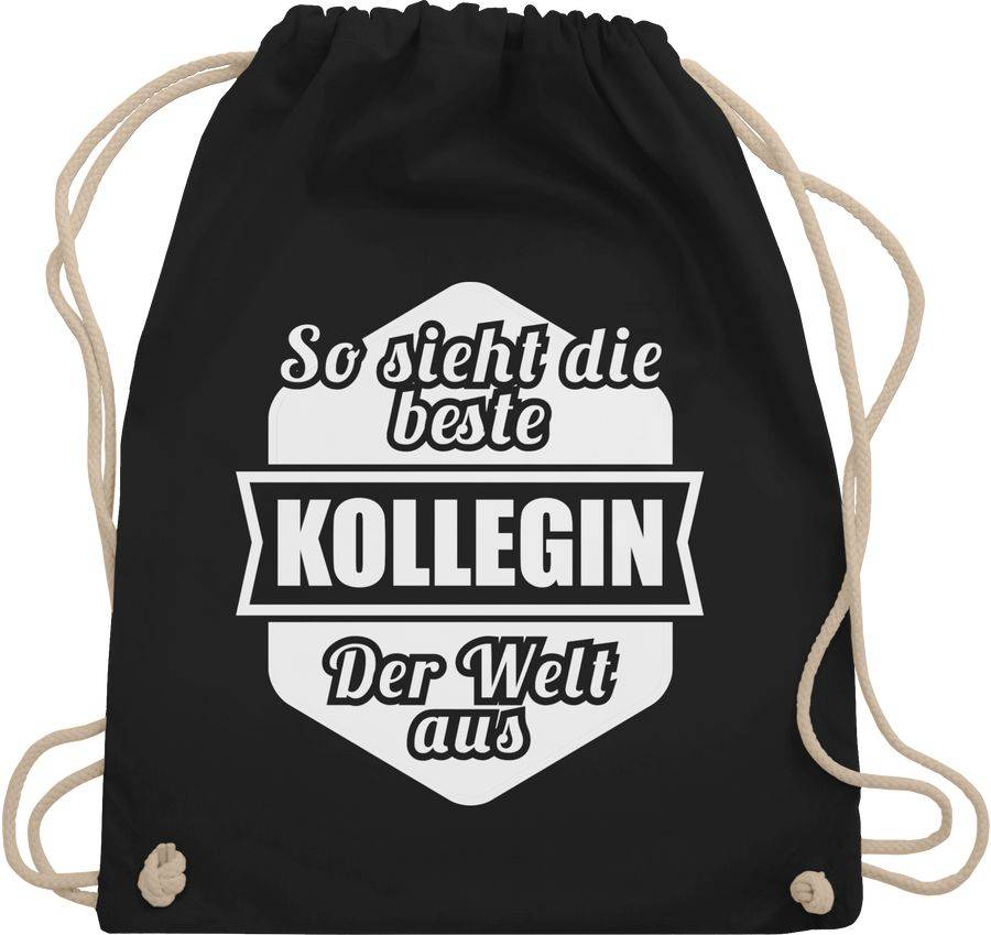 Shirtracer So sieht die beste Kollegin der Welt aus: Tshirt Gym Bag Shirtracer