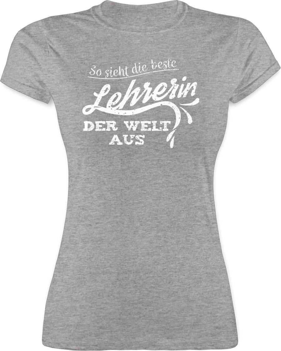 Shirtracer So sieht die beste Lehrerin der Welt aus: T-Shirt Rucksack Shirtracer