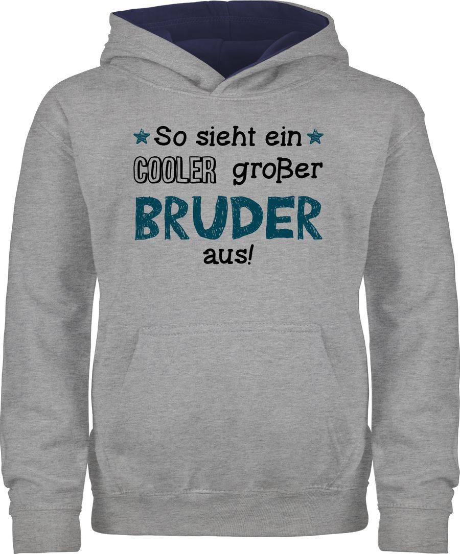 Shirtracer So Sieht Ein Cooler Großer Bruder Aus Schwarz/blau Shirts & Mehr Shirtracer