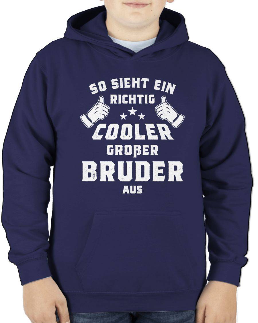 Shirtracer So Sieht Ein Richtig Cooler Großer Bruder Aus: Tshirt Turnbeutel Shirtracer