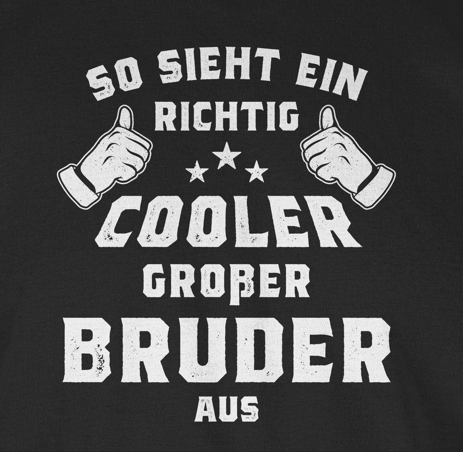 Shirtracer So Sieht Ein Richtig Cooler Großer Bruder Aus: Tshirt Turnbeutel Shirtracer