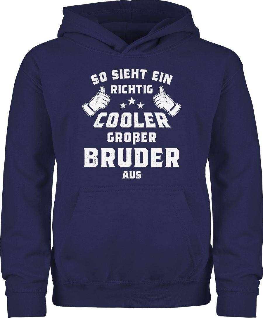 Shirtracer So sieht ein richtig cooler großer Bruder aus: Tshirt Turnbeutel Shirtracer