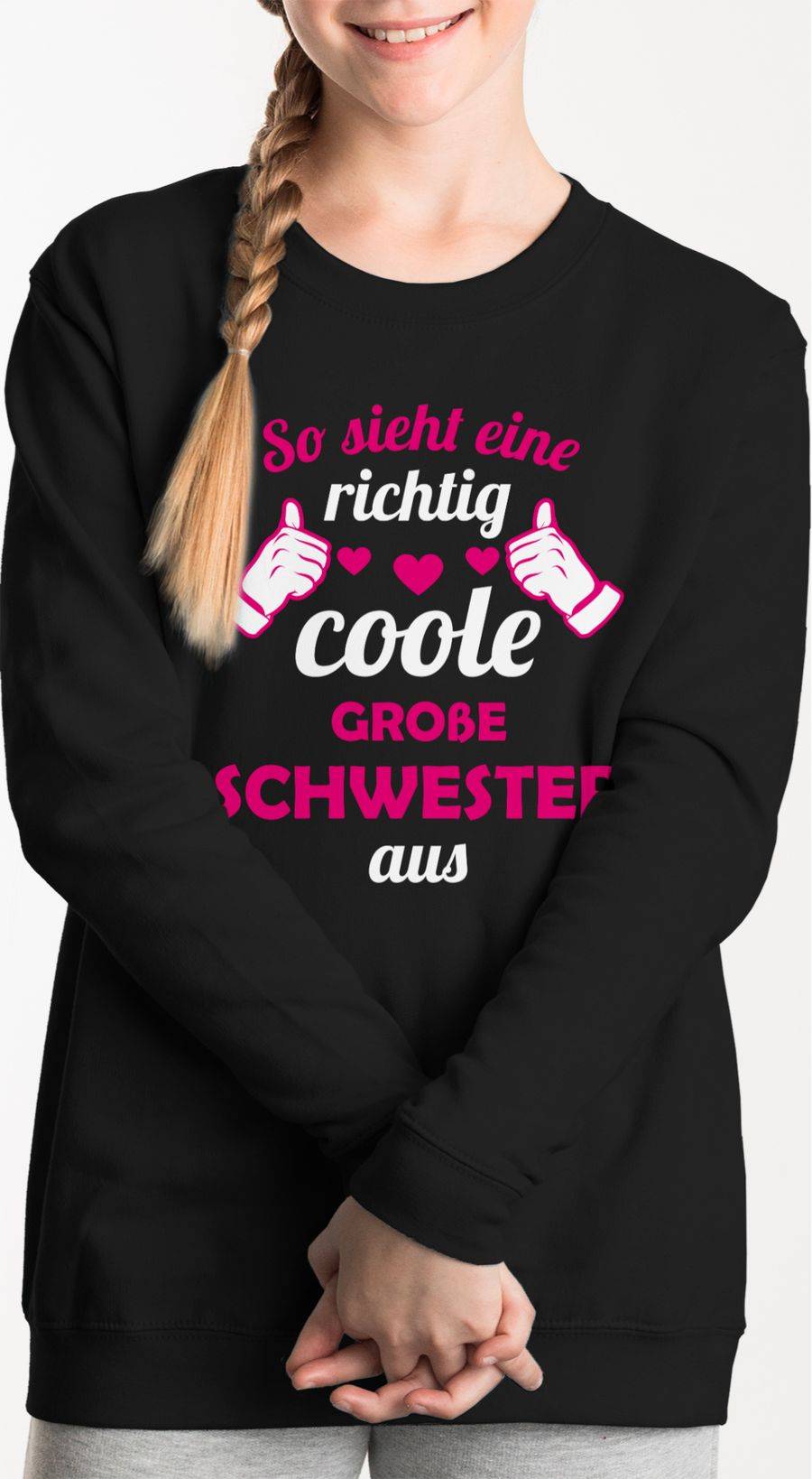 Shirtracer So Sieht Eine Richtig Coole Große Schwester Aus - Fuchsia Shirts & Mehr Shirtracer