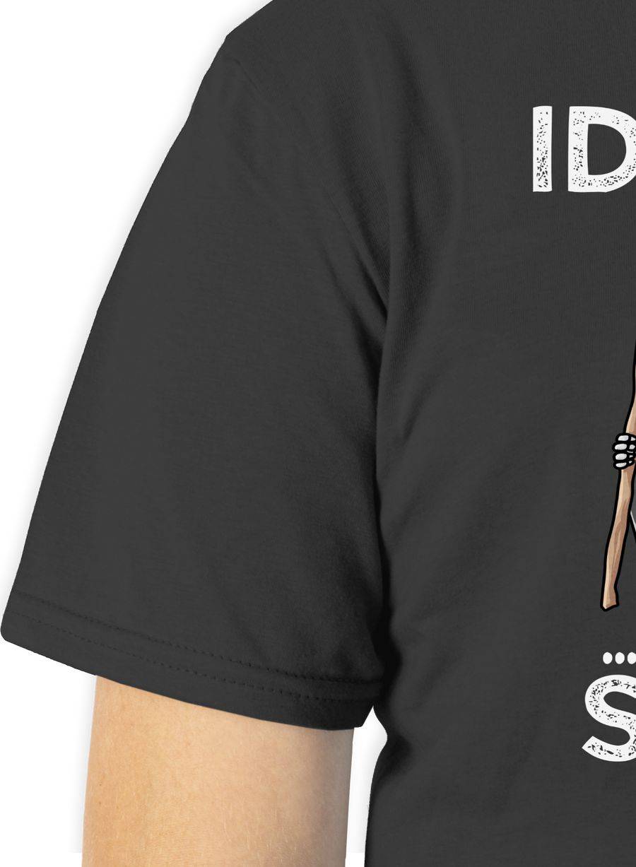 Shirtracer So Viele Idioten Und Nur Eine Sense - Weiß: Tshirt Rucksack Shirtracer